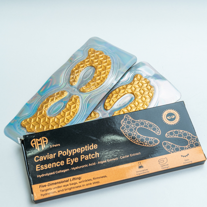 Caviar Polypeptide Essence Eye Patch – Intensive Collagen & Hydration Care (3 pcs)