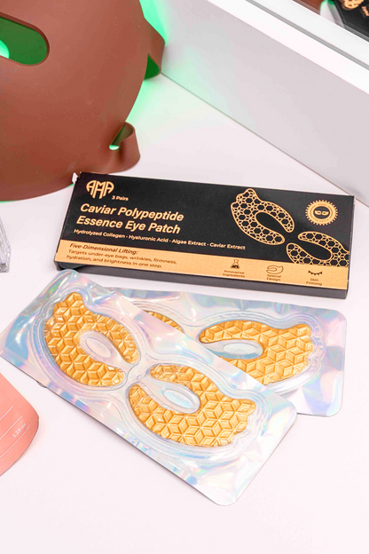 Caviar Polypeptide Essence Eye Patch – Intensive Collagen & Hydration Care (3 pcs)