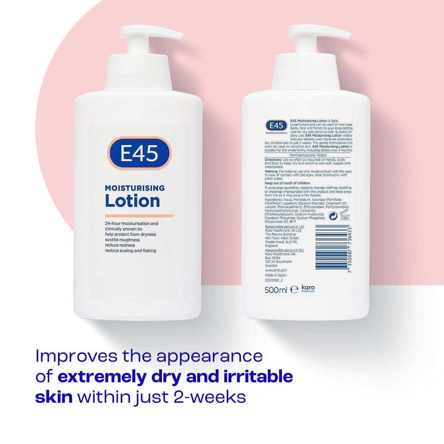 Moisturizing Lotion for Dry and Sensitive Skin – 500 ml