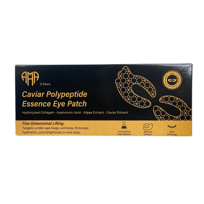 Caviar Polypeptide Essence Eye Patch – Intensive Collagen & Hydration Care (3 pcs)